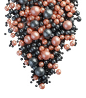 Драже зерн.взор.зерна риса в цв.конд.глазури Жемчуг Микс(Персик,Черн) 80 г